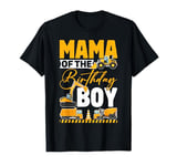 Mama Of The Birthday Boy Spider Web Matching Family Party T-Shirt