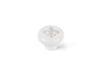 Domoletti Furniture Knob D40 7-E811 White