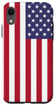 Coque pour iPhone XR Coque Drapeau Américain Protection Antichoc Anti-Rayures