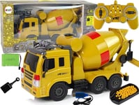 Leantoys Lean Cars 2.4G Remote Controlled Concrete Mixer Rotating Pear 1:20 Accessories