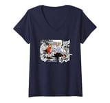 Womens Friends Rachel & Phoebe On Ross Danger Unagi Scene V-Neck T-Shirt