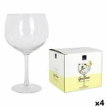 Glasset för Gin & Tonic Bohemia Crystal Cocktails Glas 4 Delar (4 antal) (700 cc)