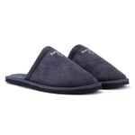 Barbour Everitt Mens Navy Slippers - Blue - Size UK 7