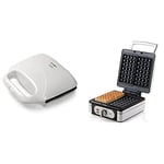 Domo DO-9056C CROQUE MONSIEUR XL & DO-9047W Gaufrier Semi-Professionnel 1400 W