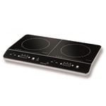 Plein Air - Plaque de cuisson à induction Kemper - Portable - 2 feux - camping - cuisine - 3500W - Or