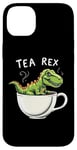 Coque pour iPhone 14 Plus Jeu de mots dinosaure Tea Rex T-Rex Tea Lover