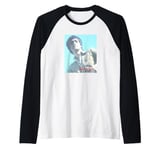 Bruce Lee Wearing Shades Vintage Face Shot Raglan Baseball Tee