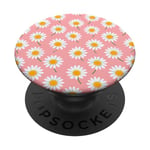 Daisies Daysi White Flower PopSockets PopGrip Interchangeable