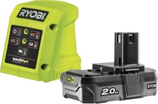 RYOBI RC18115-120 18V ONE+ Lithium+ 2.0Ah Battery & 1.5A Charger Kit