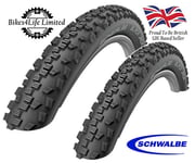 1 x Schwalbe Black Jack 26 x 2.10 Bicycle Tyre + Presta Tube