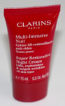 Clarins Multi Intensive Super Restorative Night Cream All Skin 15ml Travel Size