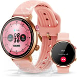 Bt60(2024) Montre Connectée Femme - 1.32" Hd Amoled, 100+ Modes Montre Connectee Sport,Bluetooth 5.2, 5 Atm Montre Connect Ét[J1946].