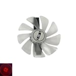 Ventilateur de refroidissement CF1015H12D FD10015M12D,pour Sapphire jas470 jas590 jas580 jas480 jas570 NITRO,édition spéciale - Type white 1-Fan Red-LED