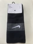 Nike Squad Dri-Fit Knee High Black/Grey Football Socks SX6830-011 - UK 5-8  BNWT