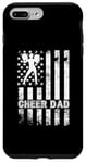 iPhone 7 Plus/8 Plus Cheer Dad Cheerleading American Flag Fathers Day Cheerleader Case