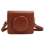 Instant Digital Camera Bag Adjustable Detachable Pu Leather Vintage Camera Set