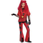 Röd peruk kostymtillbehör för flickor, Descendants 4 The Rise of Red Costume 120cm