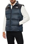 THE NORTH FACE NF0A899499O1 M DIABLO DOWN VEST Sports vest Homme SHADY BLUE BLACK HEATHE Taille L