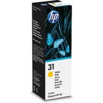 HP Ink Cartridge 31 70-ml Yellow Original  Bottle 1VU28AE