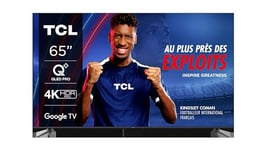 TCL TV QLED 65T7B 4K HDR Pro 65’’ avec Google TV et système sonore Dolby Atmos, Compatible avec l’Assistant Google et Alexa
