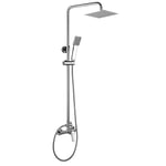 Colonne de douche extensible avec thermostatique, pommeau de douche maneral hydromassage et Bluetooth