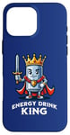 iPhone 16 Pro Max Energy Drink King Funny Can of Energy Drink Case