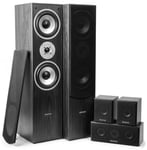 Fenton HF5B 5.0 Home Theatre System black, 5.0 Hemma ljud Fenton HF5B hemmabio högtalare