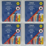 4x Tesco Canon PGI-550 XL BLACK Ink High Capacity | Compatible Inkjet Cartridge