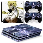 Kit De Autocollants Skin Decal Pour Console De Jeu Ps4 Pro Corps Complet Final Fantasy Vii,T1tn-P4pro-1169