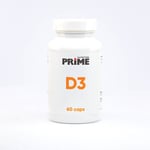 Prime Nutrition Vitamin D3, 60 caps