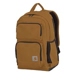 Carhartt with 17-Inch Laptop Sleeve, Tablet Storage, and Portable Charger Compartment, Polyester, Brown, One Size