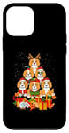 iPhone 12 mini Cavalier King Charles Spaniel Merry Christmas Tree Lights Case