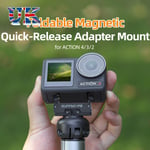 Magnetic Mount Extension Base Adapter for DJI OSMO Action 2/3/4 Action Camera