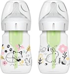 Dr. Brown's Anti-Colic Options+ Wide-Neck Baby Bottle Designer Edition Bottles,