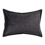 Margit Brandt - MB Cushion w/Piping&amp;incl.Feather Filling Dark Grey