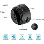 Mini WiFi sans fil vision nocturne Smart Home Security IP Camera Monitor HD 1080P Indoor Home Petites caméras de sécurité alimentées par batterie avec détection de mouvement/vision nocturne
