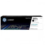 hp alkuperäinen väriaine w2210a, musta, 1350p, hp 207a, hp color laserjet pro m255, mfp m282, m283, o