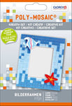 GLOREX Kit Créatif Mosaic Cadre photo avec poissons, plastique, multicolore, 17 x 11,6 x 2 cm