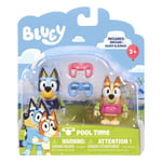 Bluey Figurine 6.3cm Accessoire/2-PACK Piscine Temps & Accessoires Moose Jouets