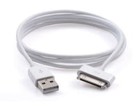 Câble Chargeur USB pour iPhone 4 4S 3 G 3 G 1 m Blanc