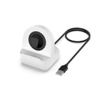 Samsung Galaxy Watch5 40mm / Watch5 44mm - Silikone holder til trådløs oplader - Hvid