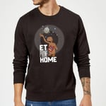 Sweat Homme E.T. l'extra-terrestre - Téléphone Maison - Noir - XXL - Noir