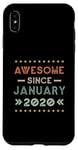 iPhone XS Max Awesome Since January 2020 Birthday Design Case