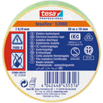 tesa isolasjonstape 53988 PVC 19 mm x 20 m, grønn/gul