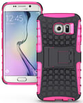 GRENADE GRIP RUGGED TPU SKIN HARD CASE COVER STAND FOR SAMSUNG GALAXY S6 EDGE