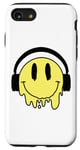 Coque pour iPhone SE (2020) / 7 / 8 Sourire jaune fondant drôle souriant visage dégoulinant mignon