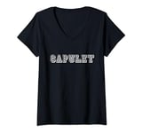 Womens Romeo and Juliet Capulet Shakespeare Geek V-Neck T-Shirt