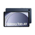 Samsung Galaxy Tab A9 Android Tablet, 128GB Storage, Large Display, Rich Sound, Navy, 3 Year Manufacturer Extended Warranty (UK Version)