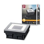 Paulmann 93774 Special Encastré kit solaire sol Cube, IP67, LED 1x0,24W, 100x100mm, clair, Acier/Polycarb.