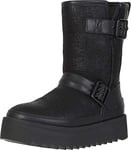 UGG Damen Classic Rebel Biker Short Klassischer Boot, Schwarz, 37 EU